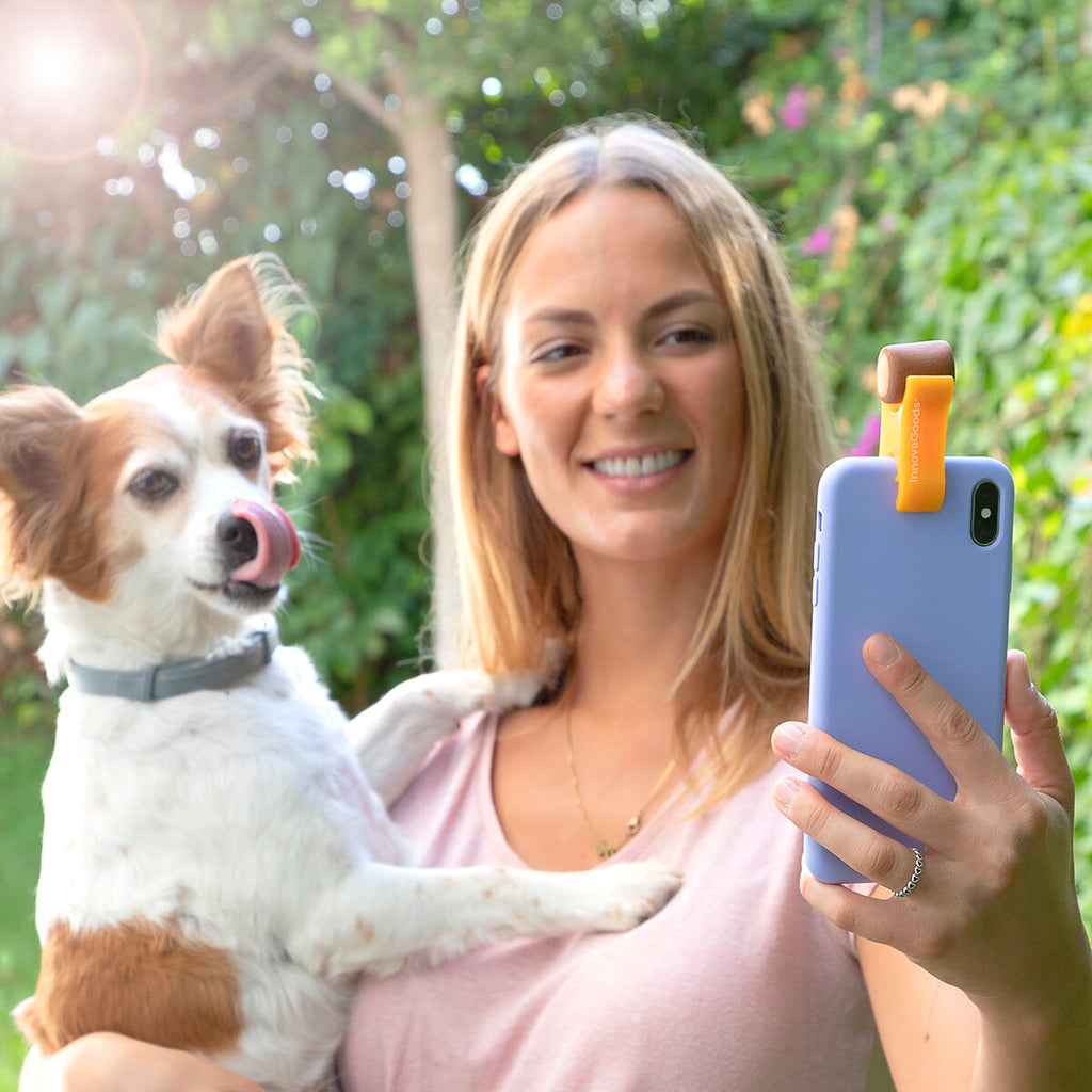 Innovagoods Pack Clip Per Selfie Per Animali Domestici E Amaca Pensile Per Gatti Innovagoods