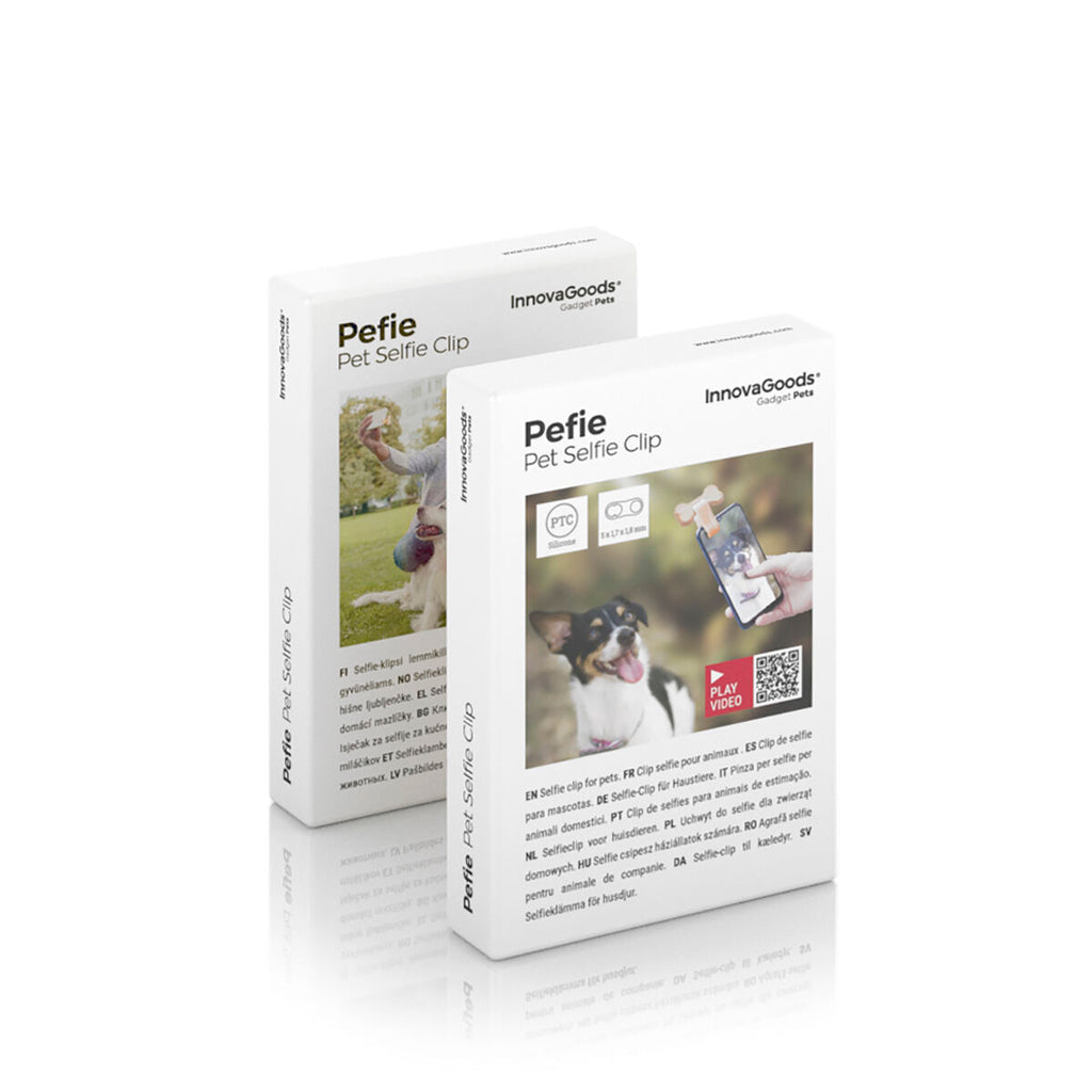 Innovagoods Pack Clip Per Selfie Per Animali Domestici E Amaca Pensile Per Gatti Innovagoods